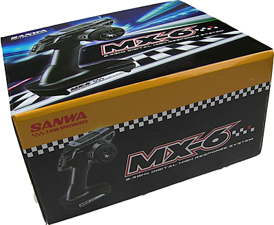 Sanwa MX-6 Radio + RX-391W Waterproof Receiver