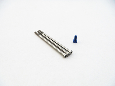 Hiro Seiko XeRun V10 G3 Titan/Aluminum Screw Set (Dark Blue)