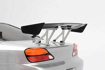 Yokomo Aluminum Wing Stay (Silver/Mid) for Drift Car