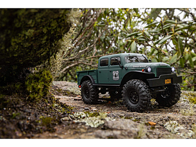 Axial 1/24 SCX24 Dodge Power Wagon 1940 4WD Rock Crawler Brushed RTR (Green)