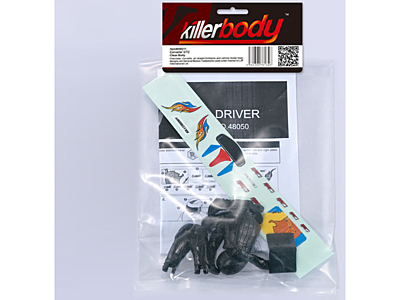 Killerbody SCT 1/10 Driver Doll (White)