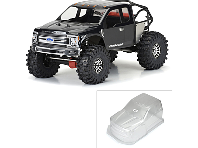 Pro-Line SCX6 1/6 2017 Ford F-250 Super Duty Cab-Only Clear Body