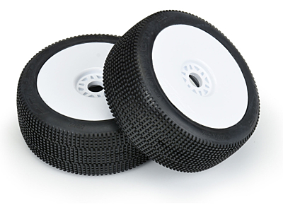 Pro-Line Pro-Line Convict S3 1/8 Buggy Tires Mounted on 17mm White Velocity Wheels (2pcs)
