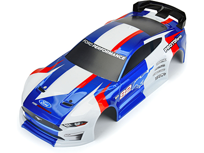PROTOform 2021 Ford Mustang 1/8 Pre-Painted / Pre-Cut Body (Blue)