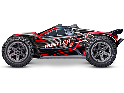 Traxxas Rustler 1/10 2BL 4WD RTR (Red)