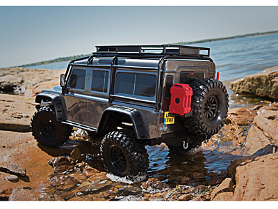 Traxxas TRX-4 Land Rover Defender 1/10 TQi with Winch RTR (Black)