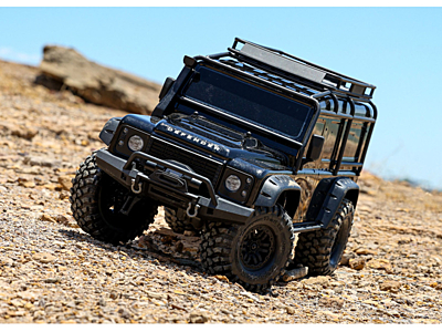 Traxxas TRX-4 Land Rover Defender 1/10 TQi with Winch RTR (Grey)
