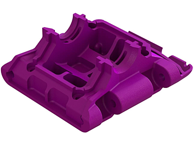 Arrma Rear Lower Skid/Gearbox Mount (Purple)