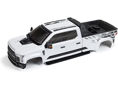 Arrma Big Rock 6S BLX Painted Decaled Trimmed Body (White)