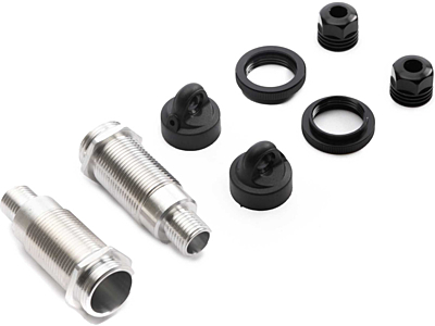 Axial Threaded Shock Body Cap with Collar Set (2pcs)