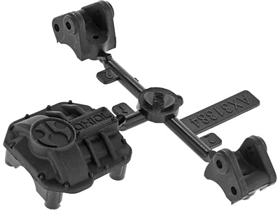 Axial AR44 Differential Cover and Link Mounts (Black)