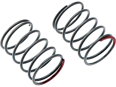 Axial Spring 12.5x20mm 3.6 lbs/in (Red, 2pcs)