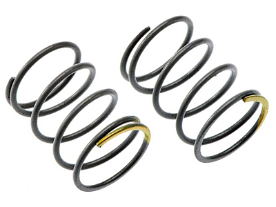 Axial Spring 12.5x20mm 6.53 lbs/in (Yellow, 2pcs)