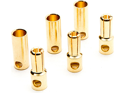 Dynamite Connector Gold Bullet Set 5.5mm (3pcs)