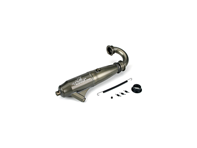 Dynamite 1/8 053 Mid-Range Inline Exhaust System Hard Anodized