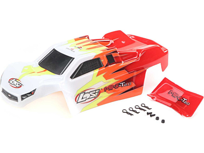 Losi Mini-T Painted Body (Red/White)