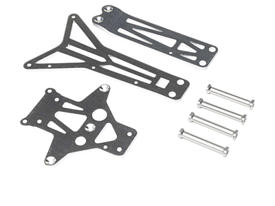 Losi RZR Rey Top Chassis Brace and Standoffs Front/Rear