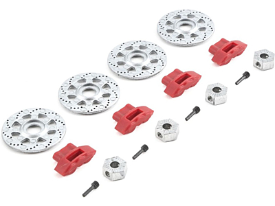 Losi Hex Rotor Caliper and Pin Set (4pcs)