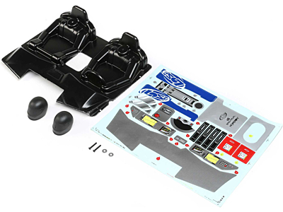 Losi SBR 2.0 Interior Set with Helmets Clear
