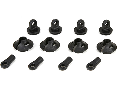 Losi Spring Cups, Clips & Shock Ends (2pcs)