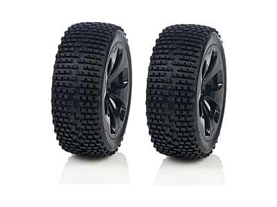 Medial Pro Racing Tires Mounted on Black Rims Viper M4 Super Soft (2pcs)