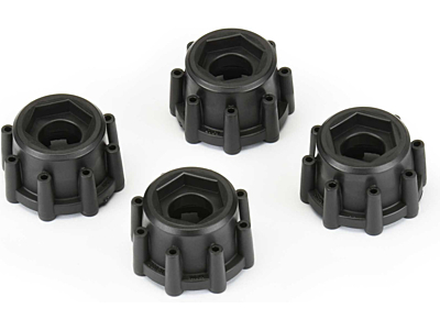 Pro-Line Offset Hex Adapters 8x32mm to 17mm 1/2" (4pcs) 
