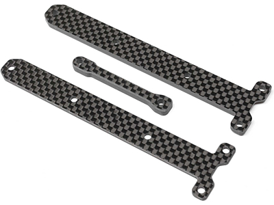 TLR Carbon Chassis Brace Supports 1.5 & 3.5mm 22X-4