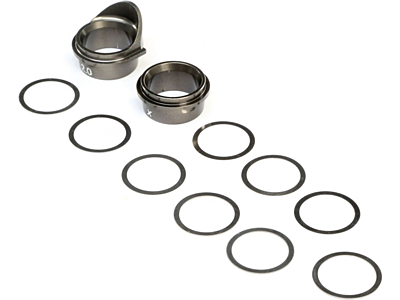 TLR Aluminum Rear Gearbox Bearing Inserts Set