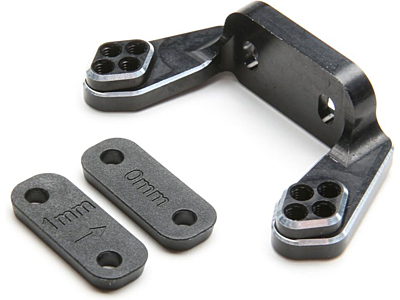 TLR Rear Camber Block with Inserts (Black)