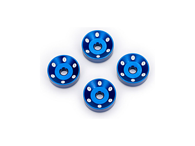 Traxxas Alu Wheel Washers (Blue, 4pcs)