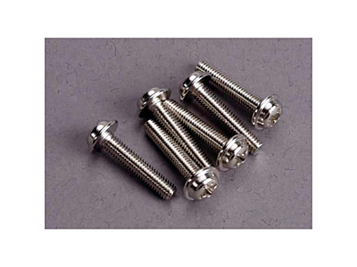 Traxxas Washer Head Stainless Screws M3x15mm (6pcs)