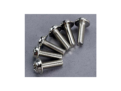 Traxxas Washer Head Stainless Screws M3x10mm (6pcs)