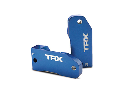 Traxxas Left & Right Aluminum Caster Blocks 30-deg (Blue, 2pcs)