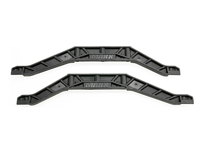 Traxxas Lower Chassis Braces (Black, 2pcs)