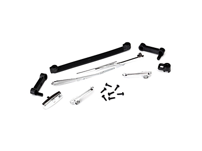 Traxxas Left & Right Door Handles & Rear Tailgate & Windshield Wipers