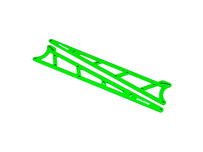 Traxxas Wheelie Bar Side Plates (Green) 