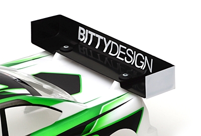Bittydesign Ultra Charge Rear Hard 1mm Wing for 190mm 1/10 TC Bodies