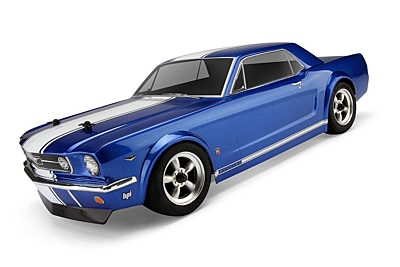 Clear body Ford Mustang GT 1966 Coupe (200mm)