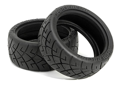 X-Pattern radial tire D compound (26mm) 2pcs