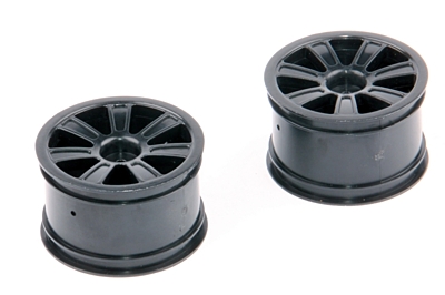 LRP S10 Twister Spoke Rear Wheel (Black, 2pcs)