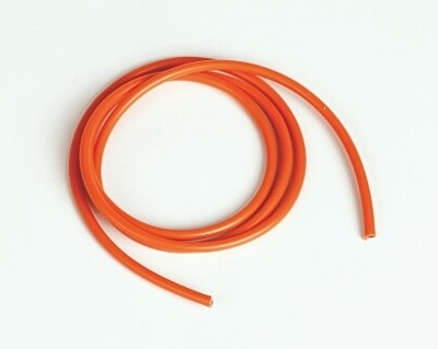 Graupner Silicon Wire Ø2.6mm, 1m, Orange, 13AWG