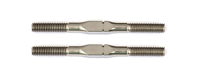 Associated FT Titanium Turnbuckles 38 mm/1.50 in (2pcs, Silver)