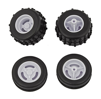 Associated RC28 Tires and Wheels Mounted