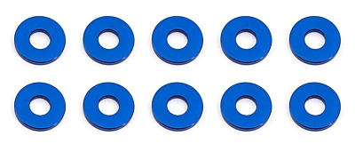 Associated Ballstud Aluminum Washers, 7.8x1.0mm (10pcs·Blue)