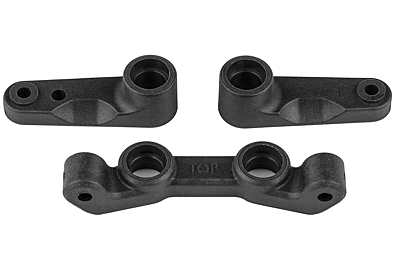Associated RC10B7 FT Steering Bellcrank and Rack Carbon Set