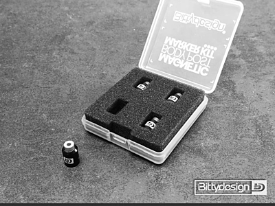 Bittydesign Magnetic Body Post Marker Kit for Big Scale (Black)