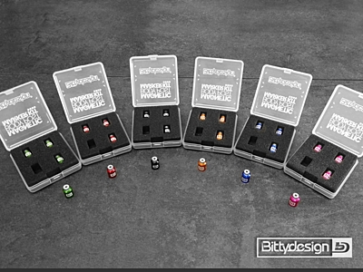 Bittydesign Magnetic Body Post Marker Kit - RED