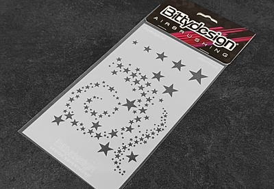 Bittydesign Vinyl Stencil 'Stars V2'