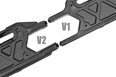 Corally Suspension Arm Long V2 Lower Rear Composite 
