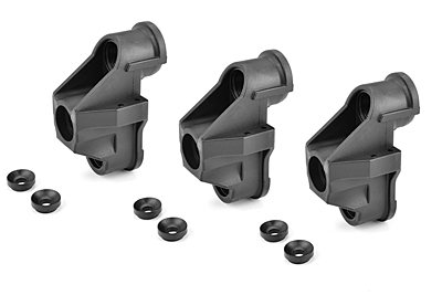 Corally HD Front Composite Wide Steering Block with Pillow Ball Cups (Set of 3pcs)